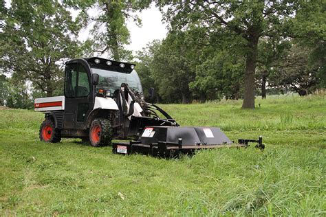 skid steer on lawn|mower attachments for skid steers.